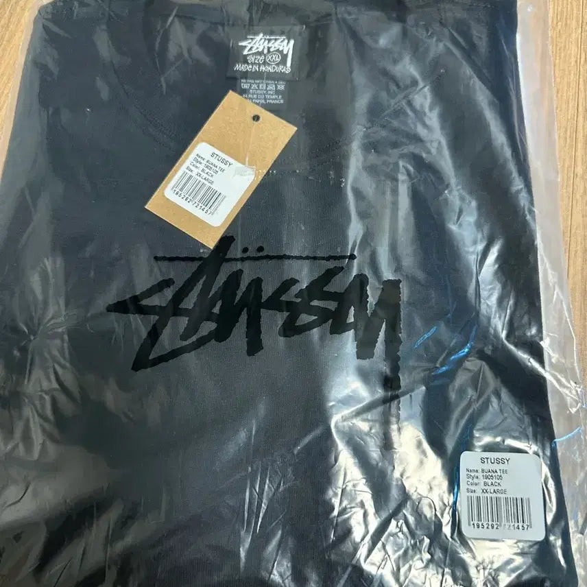 [BUNJANG] Stussy Buana Short-sleeve T-shirt Black 2XL / 스투시 부아나 반팔 티셔츠 블랙 XXL 2XL