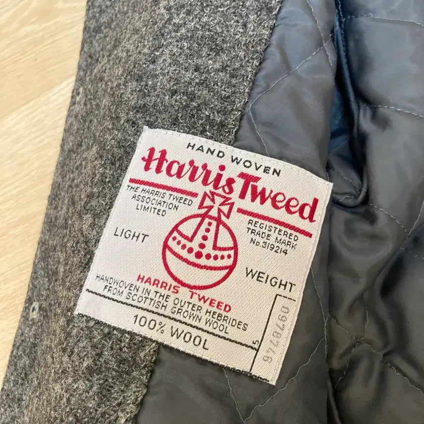 [BUNJANG] J.Press Harris Tweed Half Coat M / 제이프레스 해리스 트위드 하프 코트 M