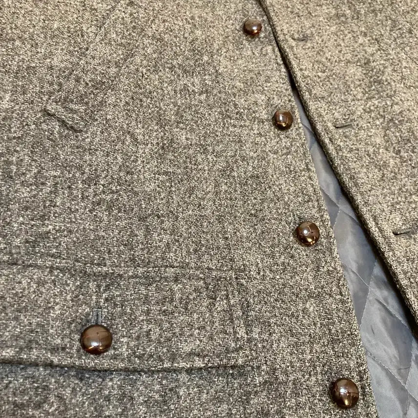 [BUNJANG] J.Press Harris Tweed Half Coat M / 제이프레스 해리스 트위드 하프 코트 M