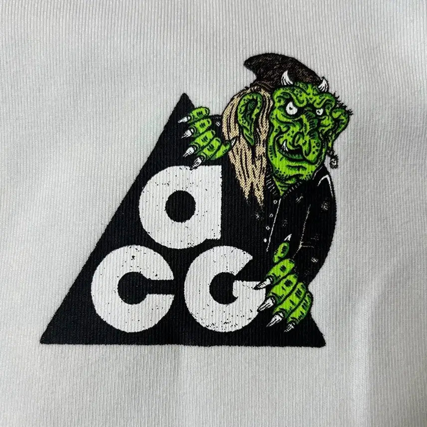 [SOLD OUT] 해외판 XL 나이키 ACG 아이슬란드 맵 반팔 티셔츠 서밋 화이트