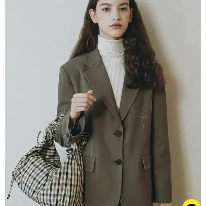 [BUNJANG] Eyeye Stitch Jacket Skirt Set / Eyeye 스티치 자켓 스커트 세트