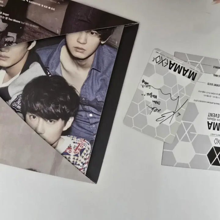 엑소 마마 비매 친필 싸인 앨범