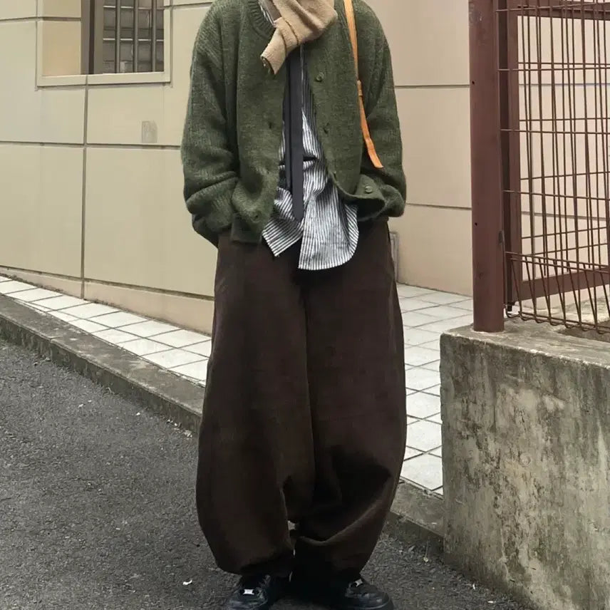 [BUNJANG] Wide Leg Pants (New) / 골덴 와이드 팬츠 새상품