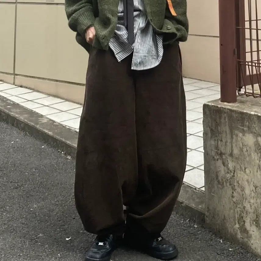 [BUNJANG] Wide Leg Pants (New) / 골덴 와이드 팬츠 새상품