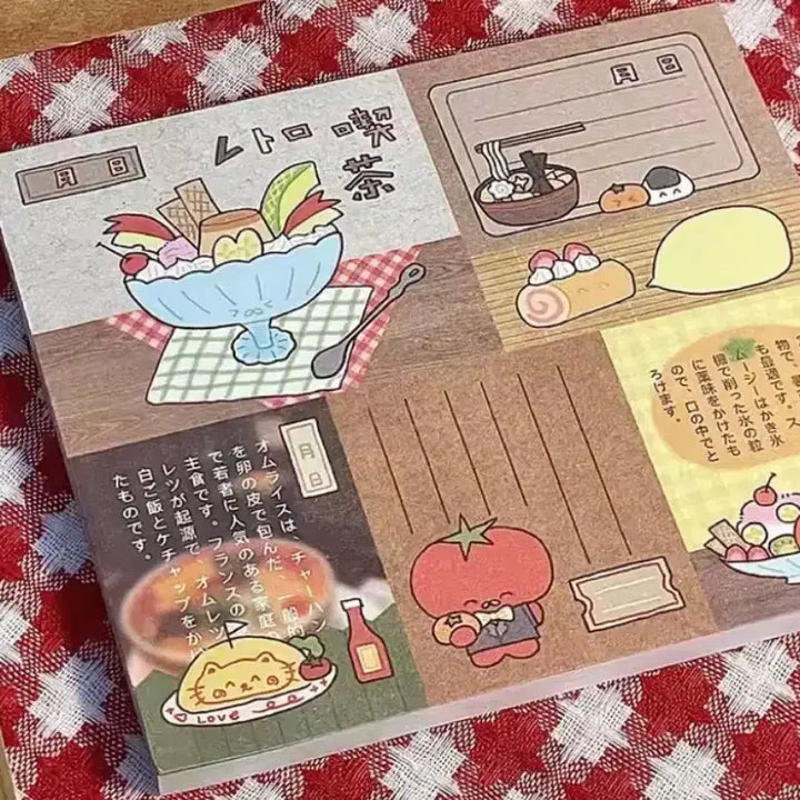 [BUNJANG] XiaoHongShu Memo Pad Set / 샤오홍슈 다꾸 메모지 3종류 각 10장씩 총 30장