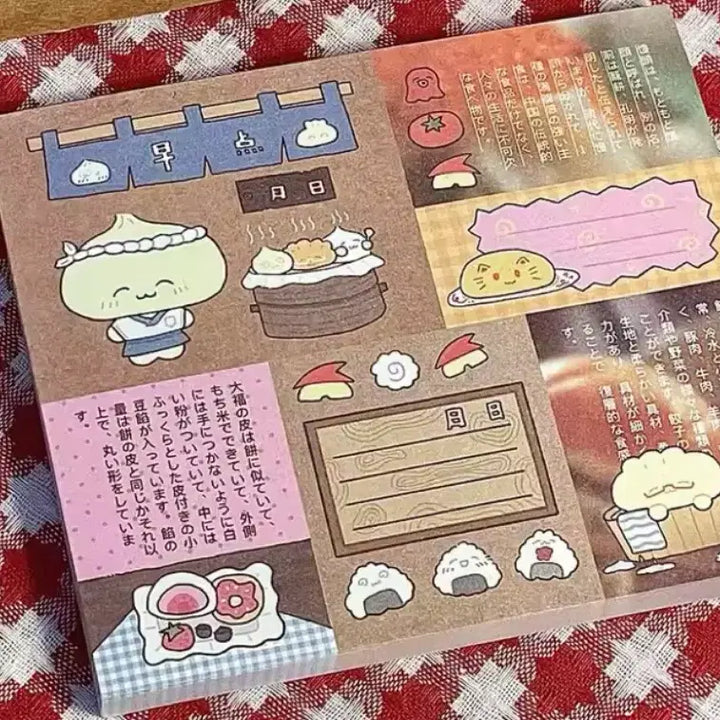 [BUNJANG] XiaoHongShu Memo Pad Set / 샤오홍슈 다꾸 메모지 3종류 각 10장씩 총 30장