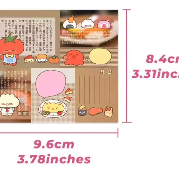 [BUNJANG] XiaoHongShu Memo Pad Set / 샤오홍슈 다꾸 메모지 3종류 각 10장씩 총 30장