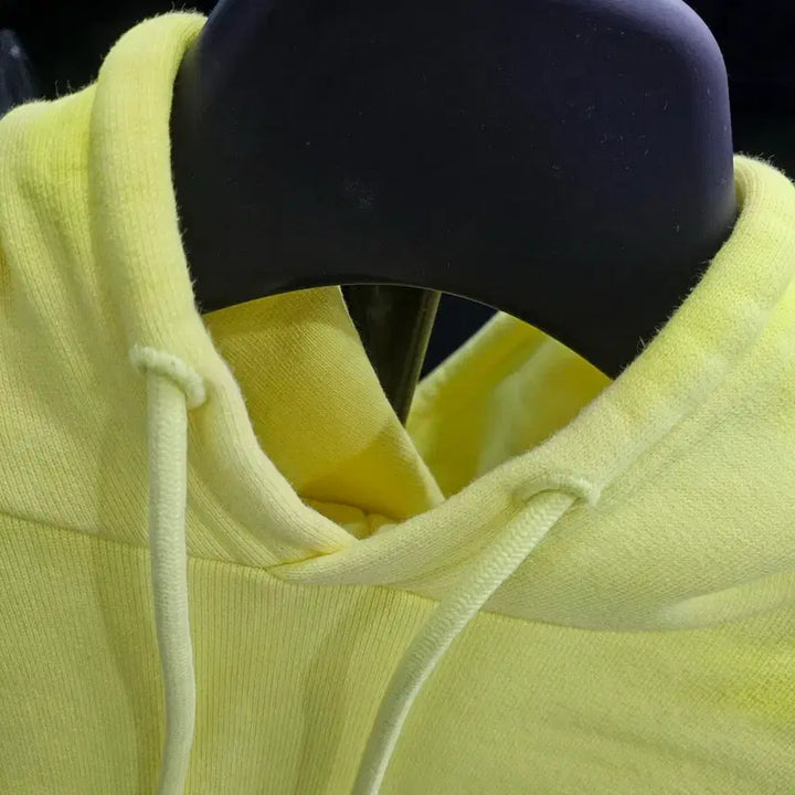 [BUNJANG] Balenciaga BB Logo Hoodie Lime / 발렌시아가 BB로고 후드티 라임