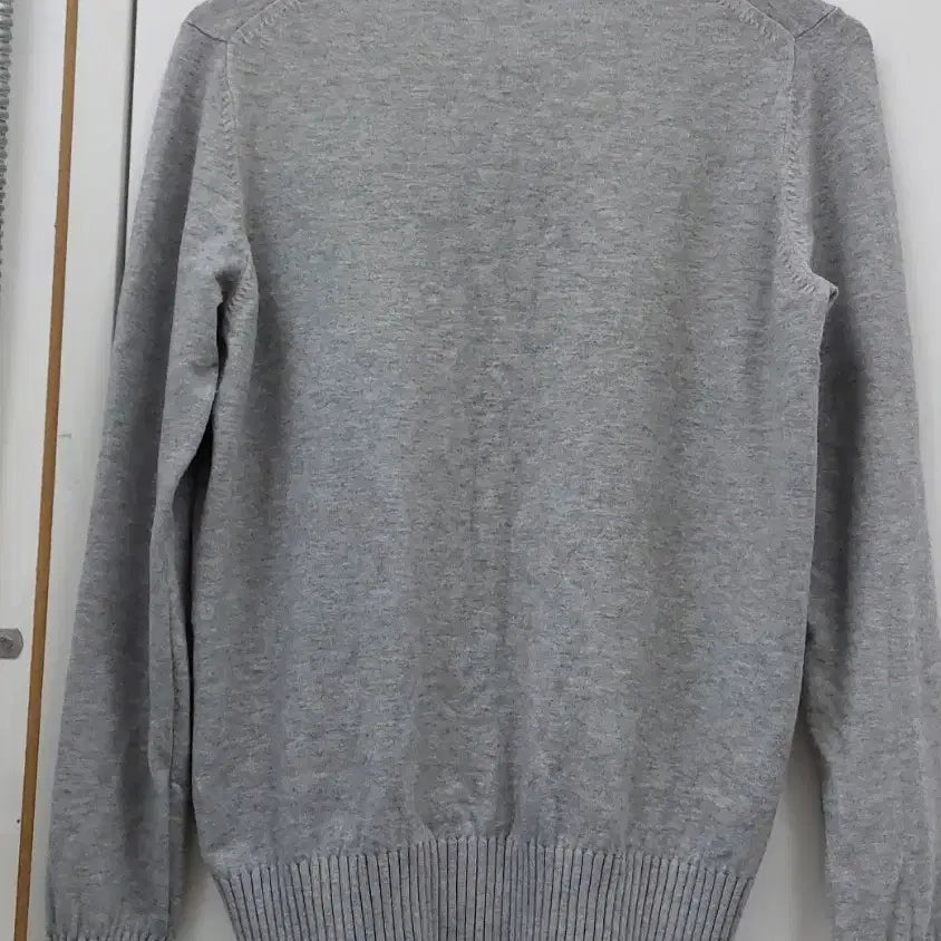 [BUNJANG] Knit Long Sleeve Collar T-shirt / 니트 긴팔 카라 티셔츠