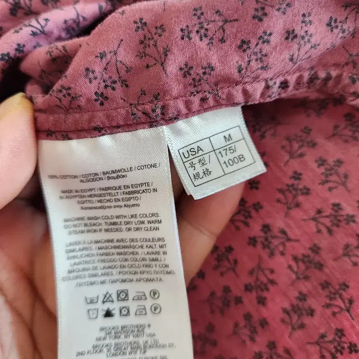 [BUNJANG] Brooks Brothers Patterned Shirt / 남 100/M) 브룩스브라더스 패턴 셔츠