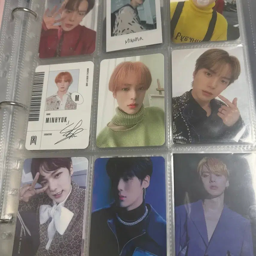 몬스타엑스 민혁 포토카드 일괄