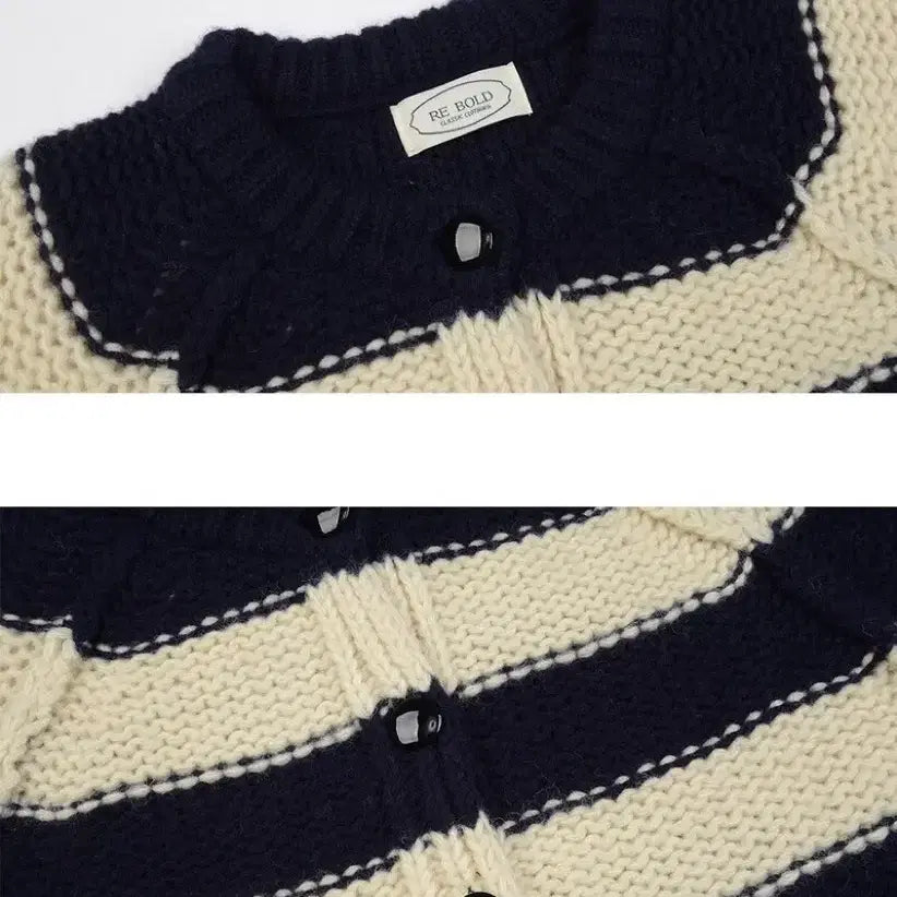 [BUNJANG] Re:Bold Bread Striped Cardigan / (새상품)리볼드 Bread CD 브레드 가디건 스트라이프