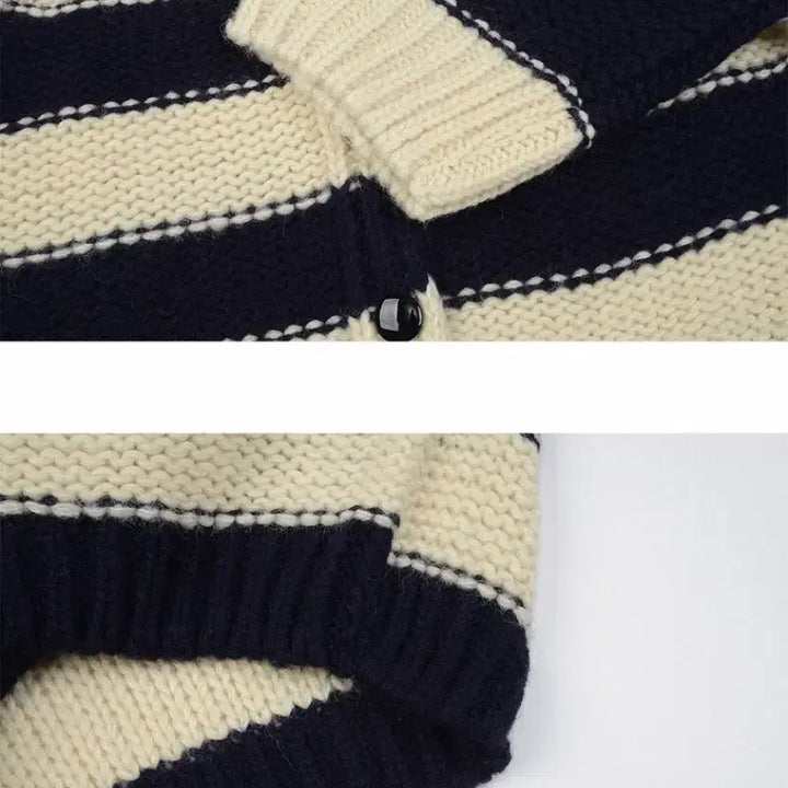 [BUNJANG] Re:Bold Bread Striped Cardigan / (새상품)리볼드 Bread CD 브레드 가디건 스트라이프