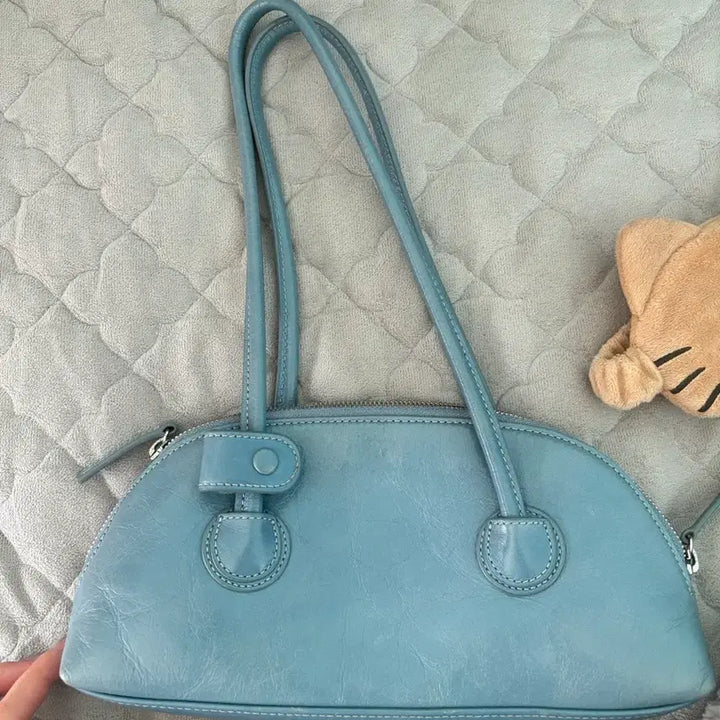 [BUNJANG] Mardi Mercredi Hobo Bag Sky Blue Bag / 마지셔우드 호보백 스카이블루 가방