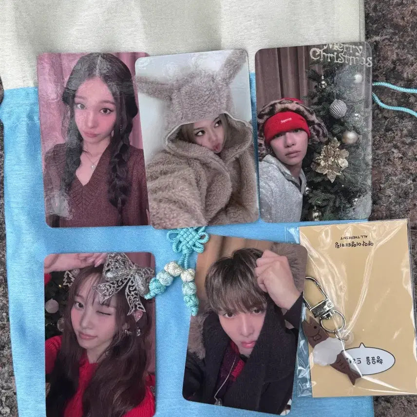 올데이프로젝트 공방포카+행운키링+하늘색 수납봉투 가요대제전 양도