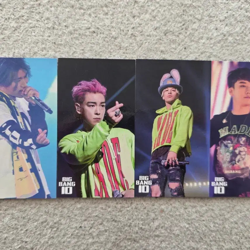 일괄가격)빅뱅 10주년 지디 탑 대성 태양 승리 포카 포토카드
