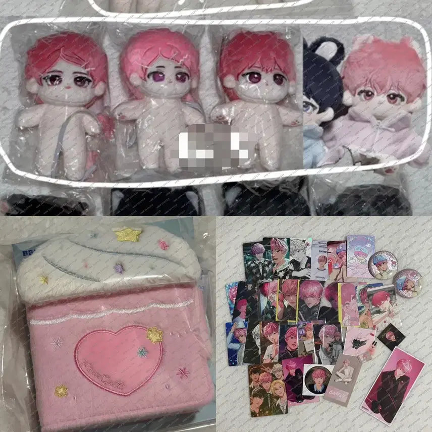 플레이브 밤비 포카인형비공굿 플뿌티컵 바인더 일괄 양도