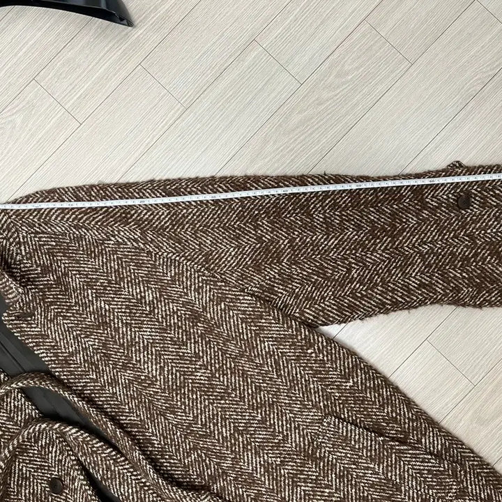 [BUNJANG] Auralee 22AW Wool Mohair Alpaca Herringbone Tweed Coat / [5]오라리 22AW  울 모저 알파카 헤링본 트위드 수티엥 카라 코트