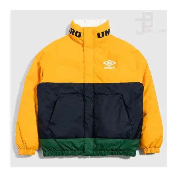 [BUNJANG] Umbro Cover Block Duck Down Puffer Jacket Large / 엄브로 커버블럭 덕다운 패딩 라지