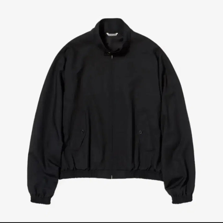 [BUNJANG] Auralee Super Fine Tropical Wool Blouson Black / 5) 오라리 슈퍼파인 트로피컬 울 블루종 블랙 5사 판매