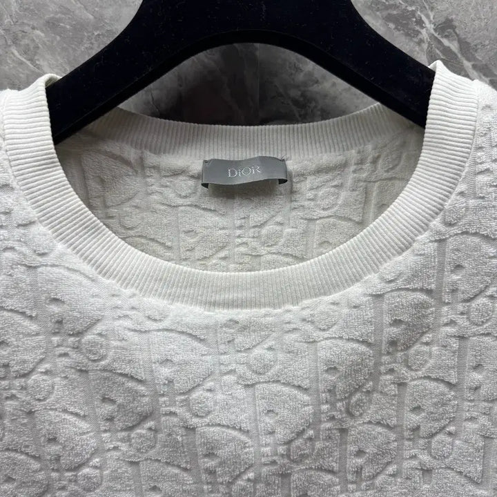 [BUNJANG] Dior Oblique Terry Oversized T-Shirt (M) / [백화점판] 디올 오블리크 테리 반팔