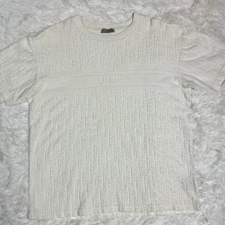 [BUNJANG] Dior Oblique Terry Oversized T-Shirt (M) / [백화점판] 디올 오블리크 테리 반팔