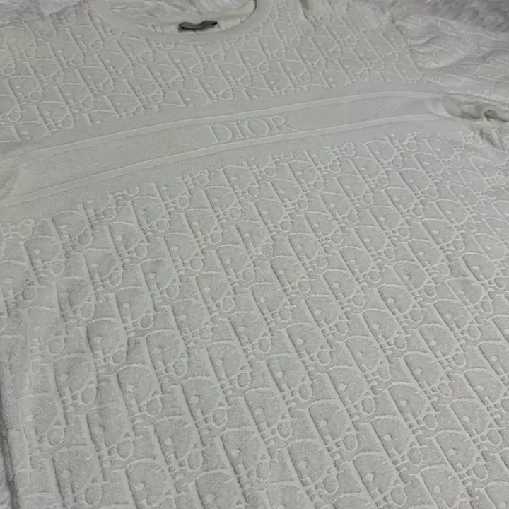 [BUNJANG] Dior Oblique Terry Oversized T-Shirt (M) / [백화점판] 디올 오블리크 테리 반팔