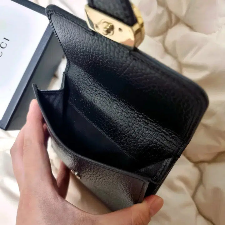 [BUNJANG] Gucci Interlocking Wallet Black / 정품 구찌 인터로킹 지갑 블랙