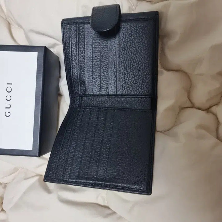 [BUNJANG] Gucci Interlocking Wallet Black / 정품 구찌 인터로킹 지갑 블랙