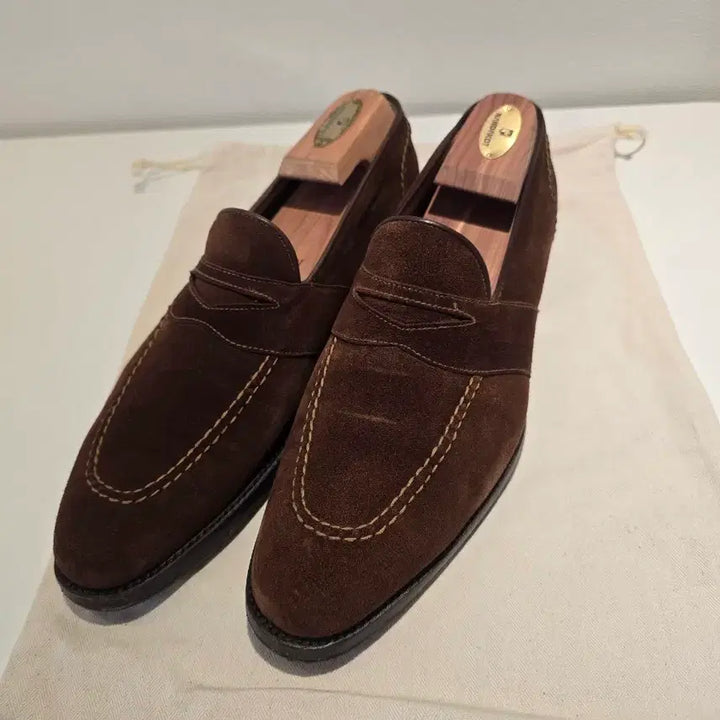 [BUNJANG] Ralph Lauren Purple Label Suede Loafer / 랄프로렌 퍼플라벨 스웨이드로퍼