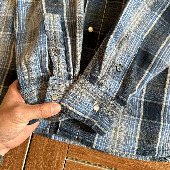 [BUNJANG] Levi's Check Western Shirt - Size M / 리바이스 체크 웨스턴 셔츠 M