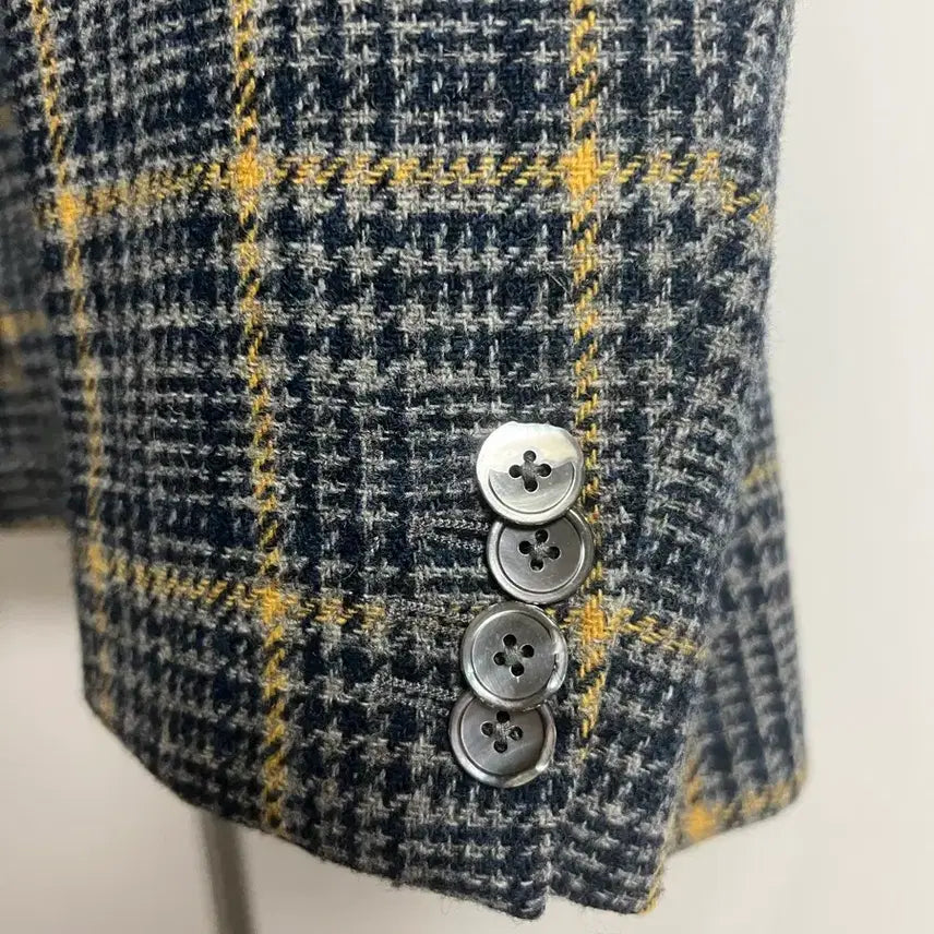 [BUNJANG] Gant Tweed Checkered Jacket / Gant 간트 체크무늬 트위드 남성 자켓