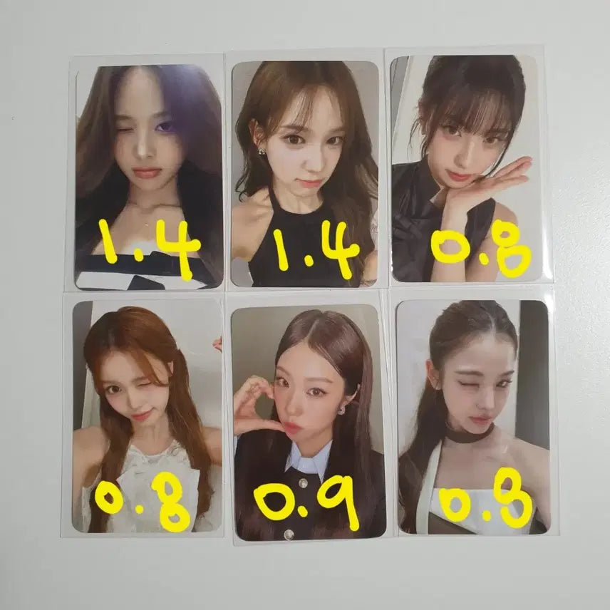 이즈나 izna 위드뮤 미공포 포토카드 포카 맘마미아