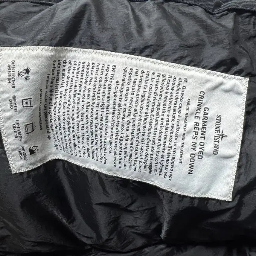 [BUNJANG] Stone Island Crinkle Reps Padded Jacket L / 스톤아일랜드 크링클랩스 패딩 L