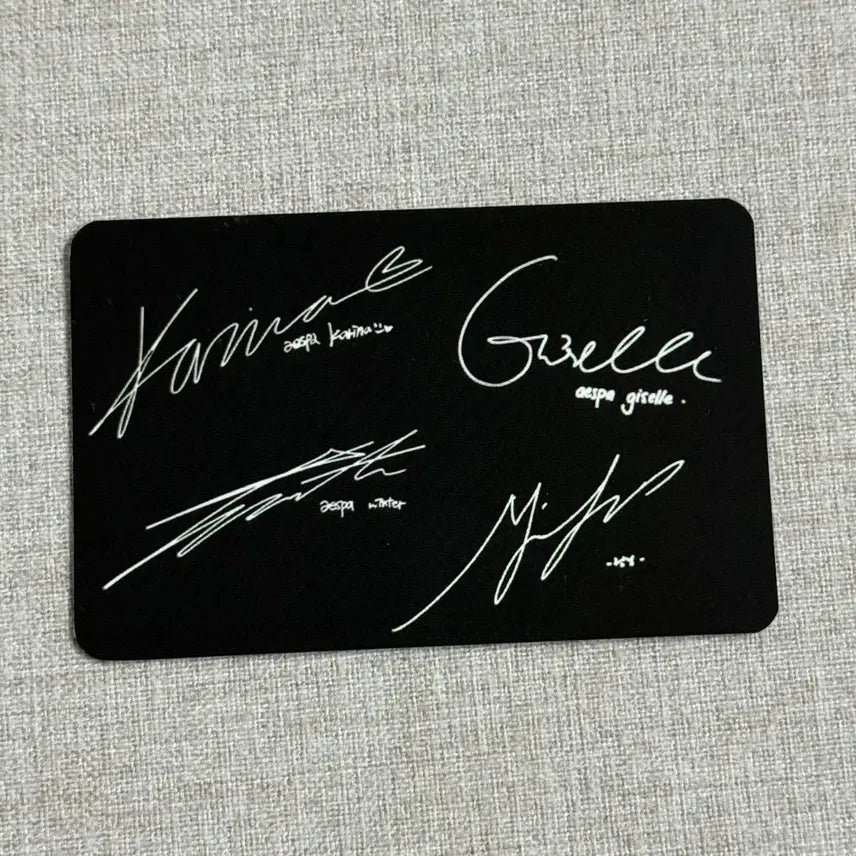 에스파 가요대제전 사전녹화 역조공 포카 포토카드 양도