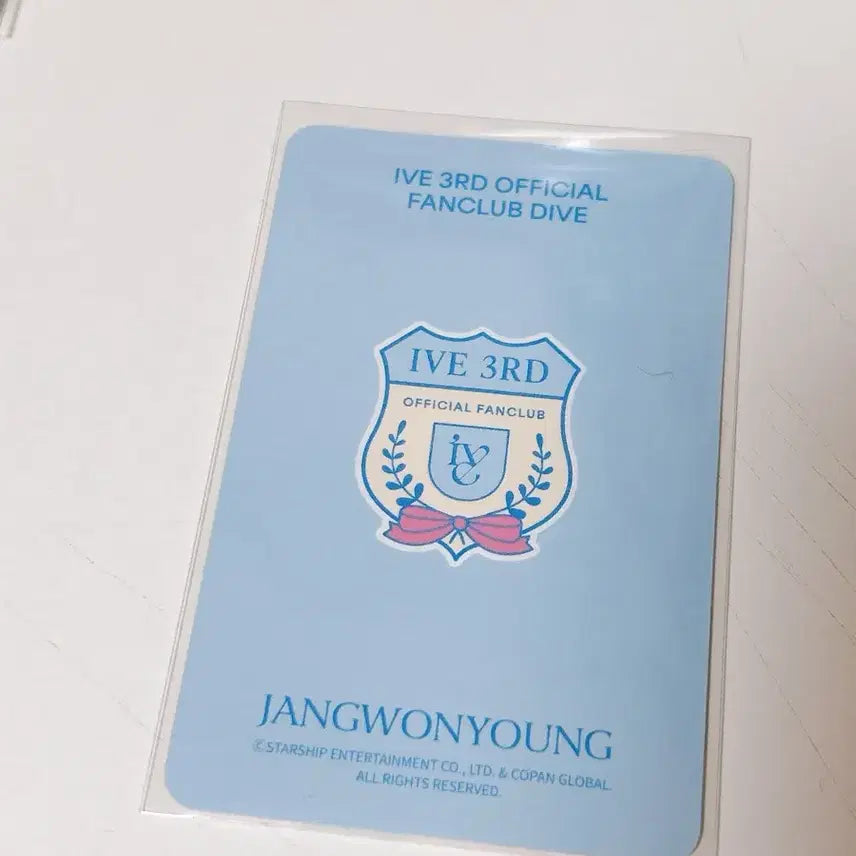 아이브 다이브 3기 키트 포카 원영