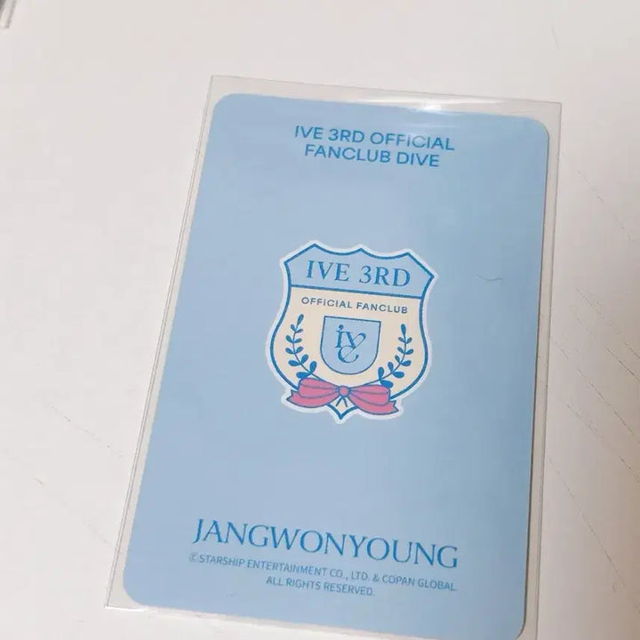 아이브 다이브 3기 키트 포카 원영