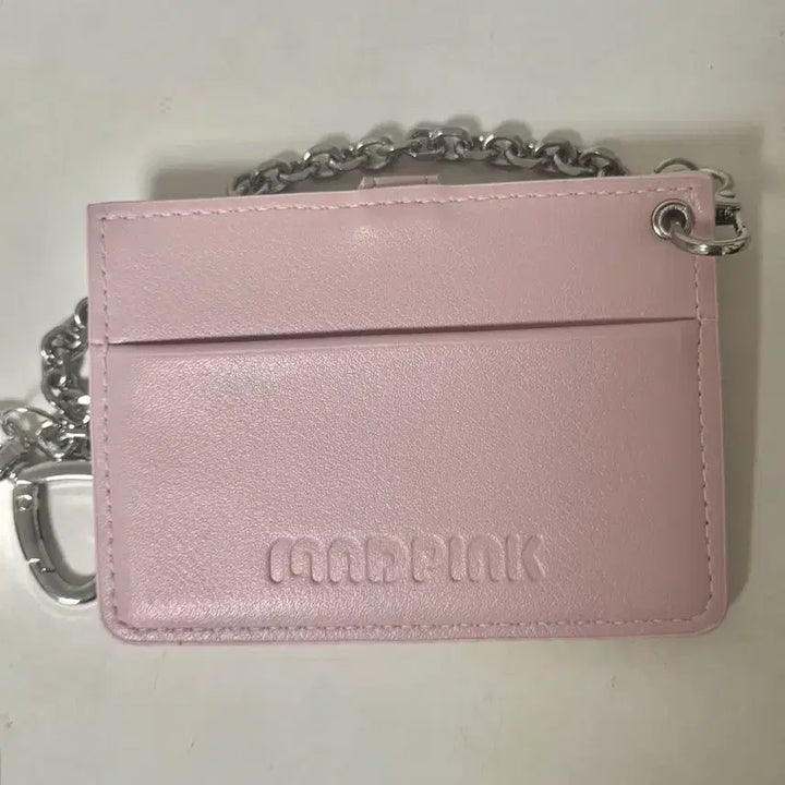 [BUNJANG] Mad Pink Chain Card Holder - Pink / 매드핑크 체인 카드지갑 핑크 새상품