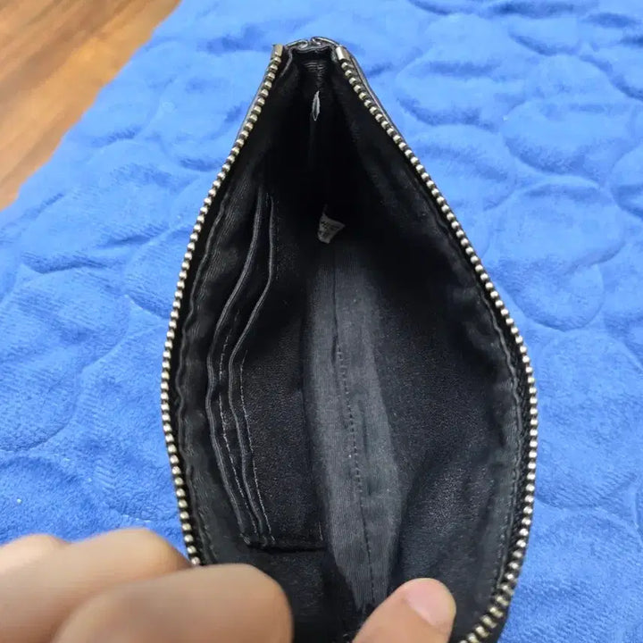 [BUNJANG] Coach Flower Pattern Pouch Wallet / 코치 플라워 패턴 파우치 지갑