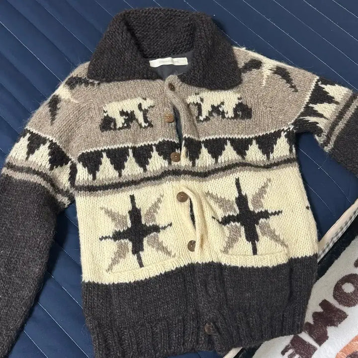 [BUNJANG] Cowichan Bear / 곰돌이 일본 코위찬