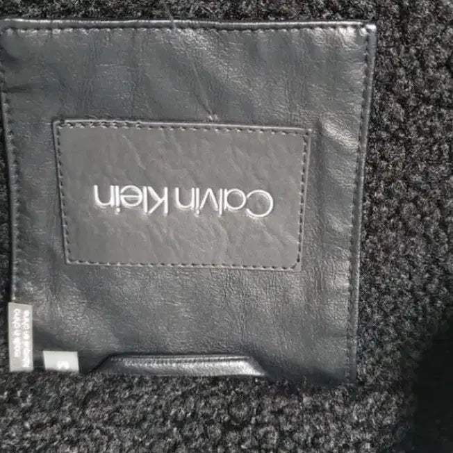 [BUNJANG] Calvin Klein Black Mouton Jacket / Ck캘빈클라인 블랙 무스탕 자켓