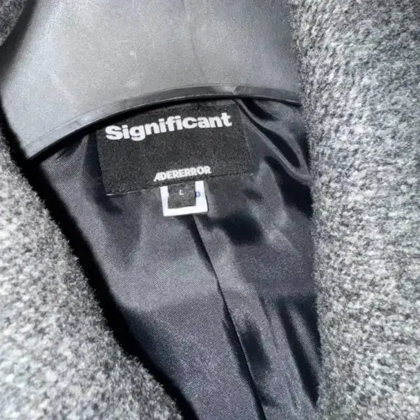 [BUNJANG] ADERERROR Significant Coat Charcoal L / [L] 아더에러 시그니피컨트 코트 차콜 판매 / 1회착