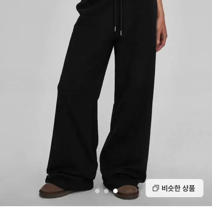 [BUNJANG] Blackup B-BASIC Heavy Cotton Wide Pants / 블랙업 B-BASIC 헤비 코튼 와이드 팬츠 블랙