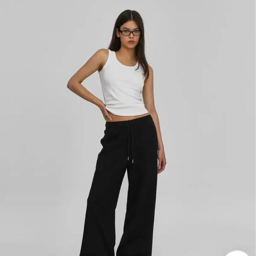 [BUNJANG] Blackup B-BASIC Heavy Cotton Wide Pants / 블랙업 B-BASIC 헤비 코튼 와이드 팬츠 블랙