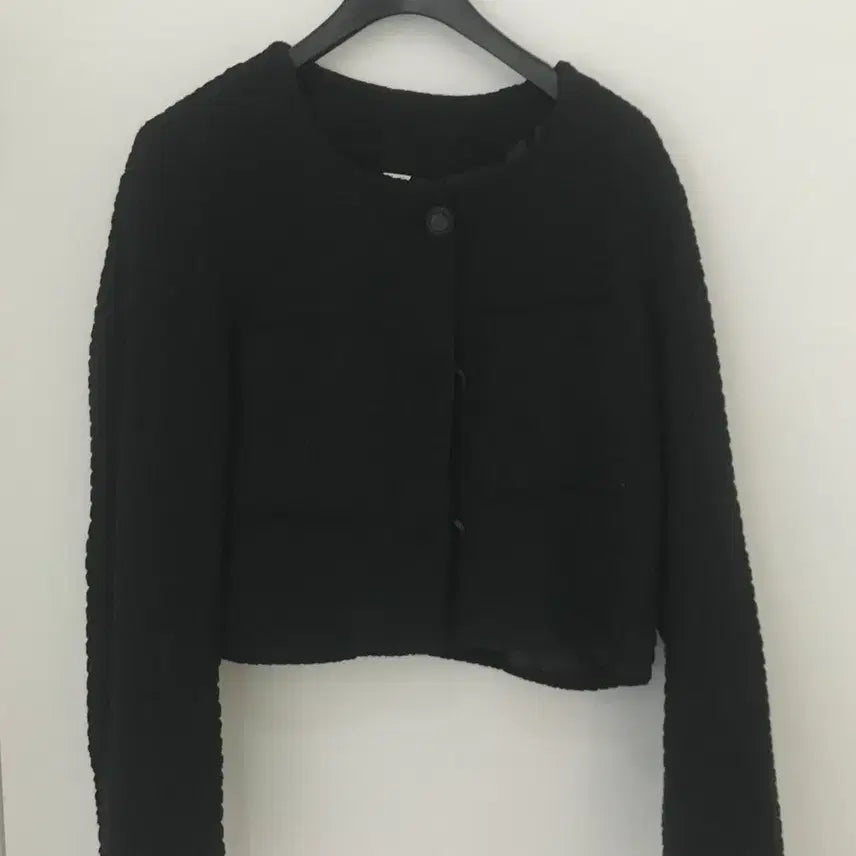 [BUNJANG] Black Tweed Jacket / 블랙 트위드 자켓