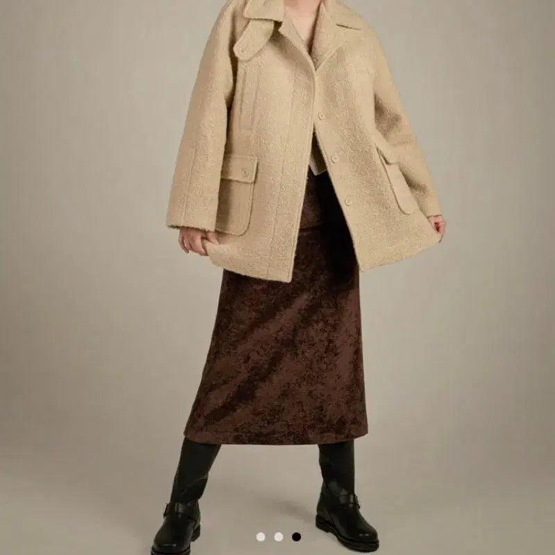 [BUNJANG] Ouro Boucle Coat / ouro 아우로 부클 코트