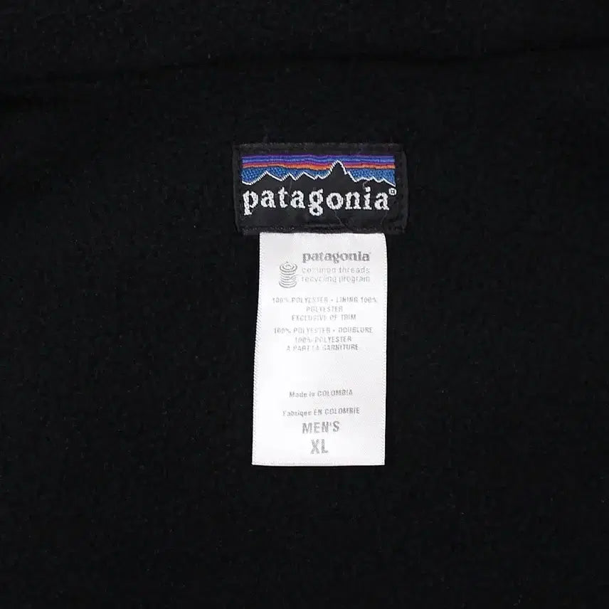 [BUNJANG] Patagonia Shelled Synchilla Jacket Black (XL) / 2008 파타고니아 쉘드 신칠라 자켓 올 블랙 빈티지 봄버