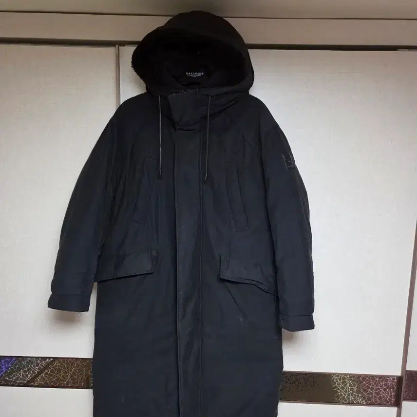 [BUNJANG] Bucroo Black Long Padded Jacket 105 / 버커루  블랙 롱패딩 105