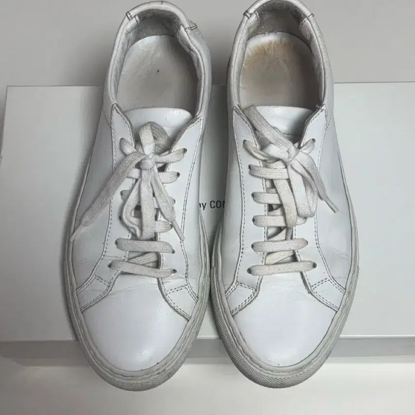 [BUNJANG] Common Projects Achilles Low White Sneakers / 커먼프로젝트 아킬레스 로우 화이트 스니커즈 35사이즈