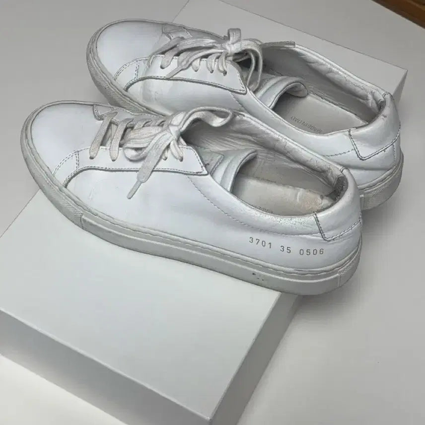 [BUNJANG] Common Projects Achilles Low White Sneakers / 커먼프로젝트 아킬레스 로우 화이트 스니커즈 35사이즈